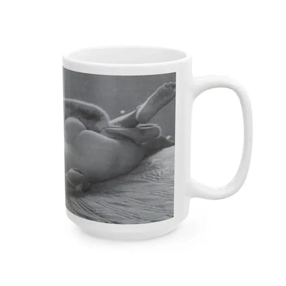 Jeanne Carmen #46 (Vintage Female Icon) White Coffee Mug - Go Mug Yourself