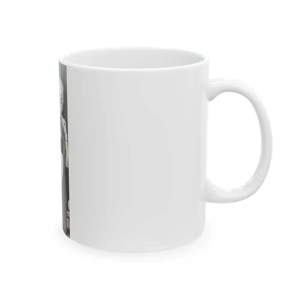 Jeanne Carmen #49 (Vintage Female Icon) White Coffee Mug - Go Mug Yourself