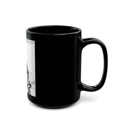 Jeanne Carmen #50 (Vintage Female Icon) Black Coffee Mug - Go Mug Yourself