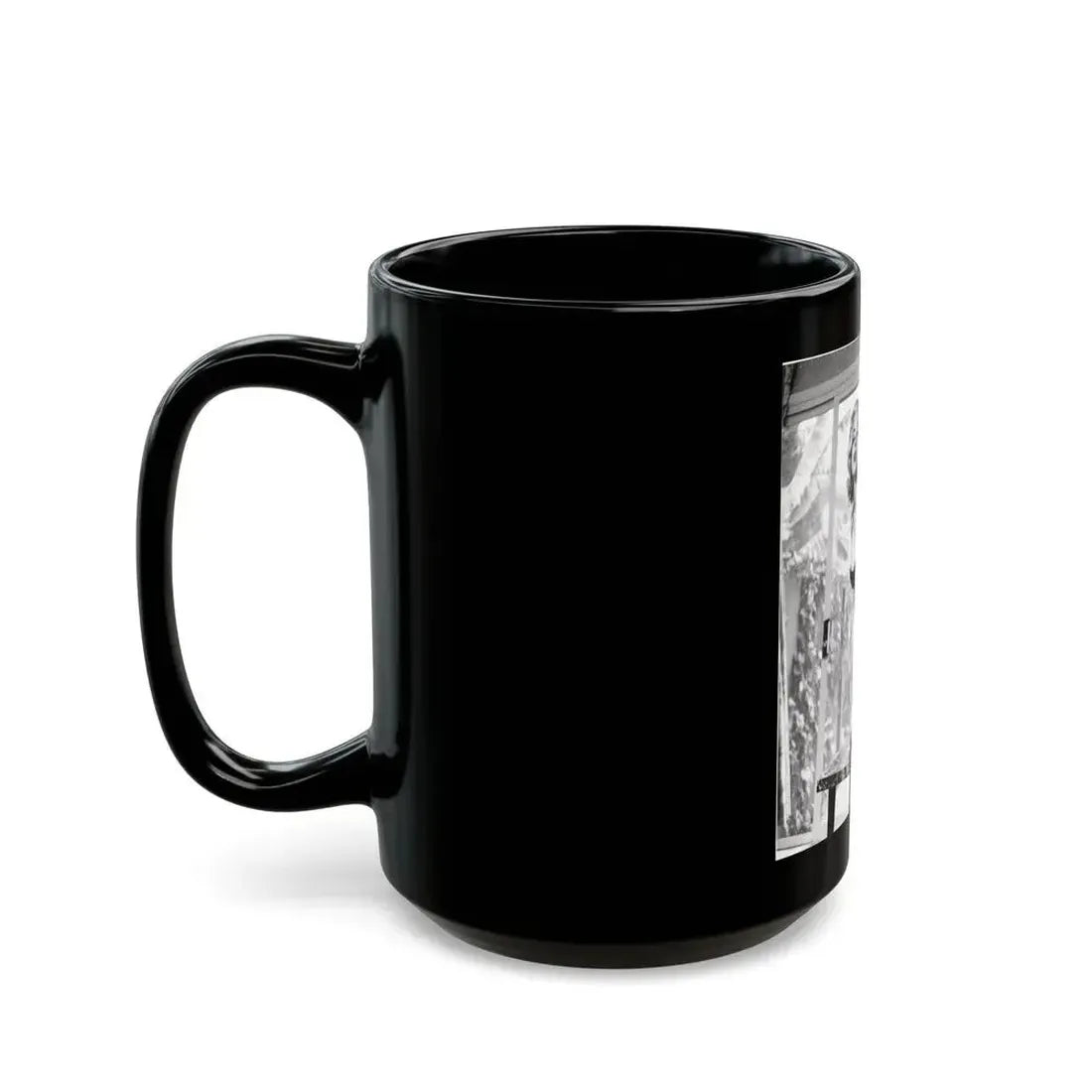 Jeanne Carmen #50 (Vintage Female Icon) Black Coffee Mug - Go Mug Yourself