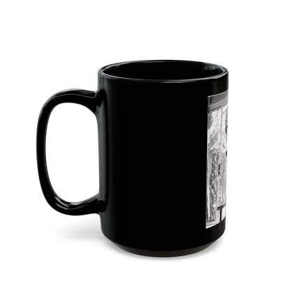 Jeanne Carmen #50 (Vintage Female Icon) Black Coffee Mug - Go Mug Yourself