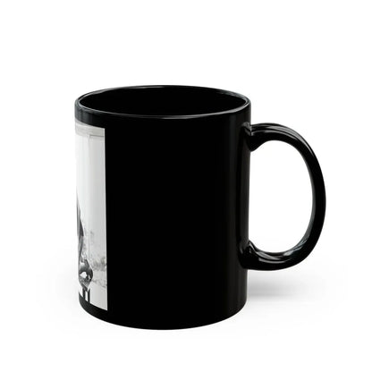 Jeanne Carmen #50 (Vintage Female Icon) Black Coffee Mug - Go Mug Yourself