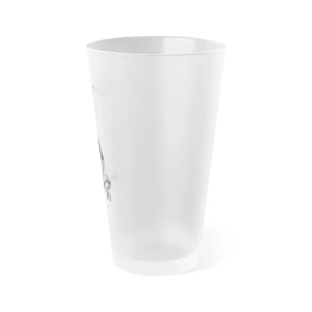 Jeanne Carmen #50 (Vintage Female Icon) Frosted Pint Glass 16oz - Go Mug Yourself