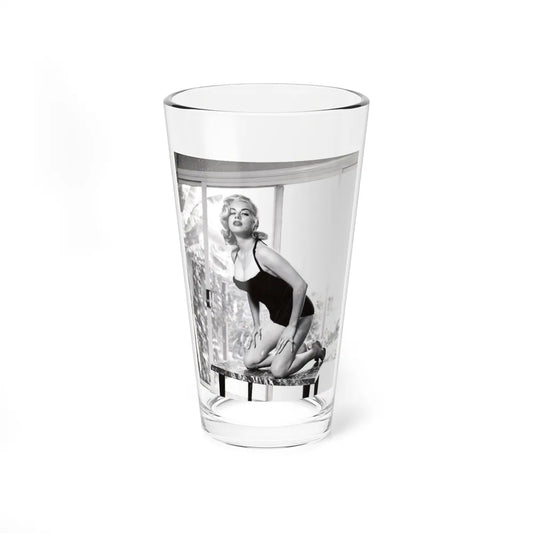 Jeanne Carmen #50 (Vintage Female Icon) Pint Glass 16oz 16oz - Go Mug Yourself