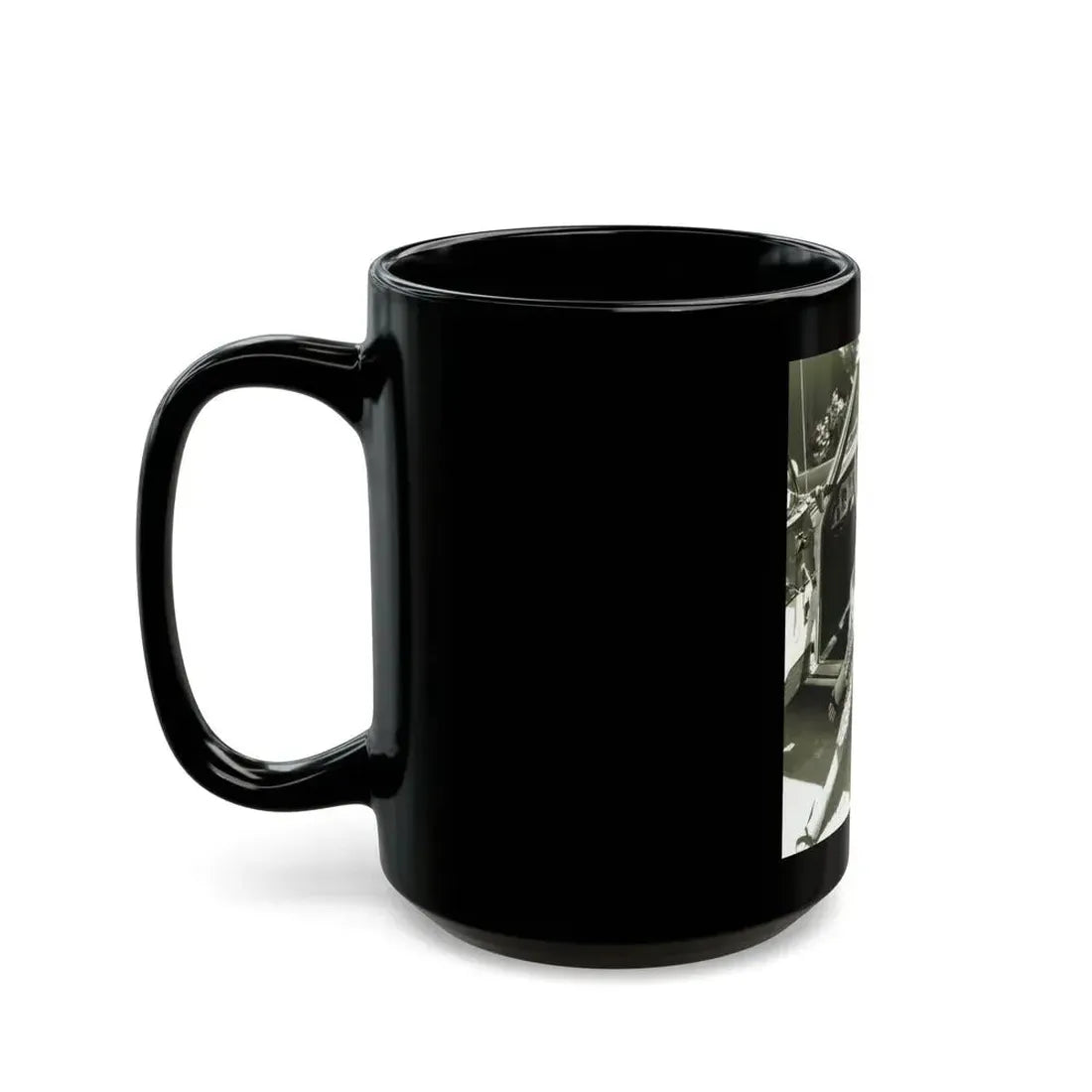 Jeanne Carmen #52 (Vintage Female Icon) Black Coffee Mug - Go Mug Yourself