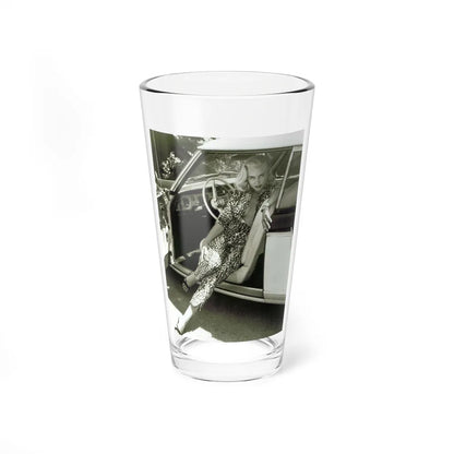 Jeanne Carmen #52 (Vintage Female Icon) Pint Glass 16oz 16oz - Go Mug Yourself