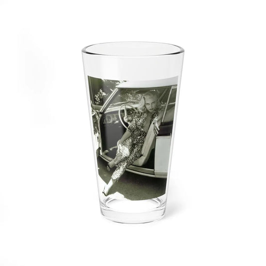 Jeanne Carmen #52 (Vintage Female Icon) Pint Glass 16oz 16oz - Go Mug Yourself