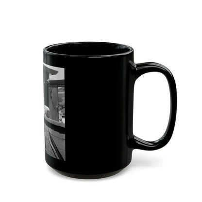 Jeanne Carmen #53 (Vintage Female Icon) Black Coffee Mug - Go Mug Yourself