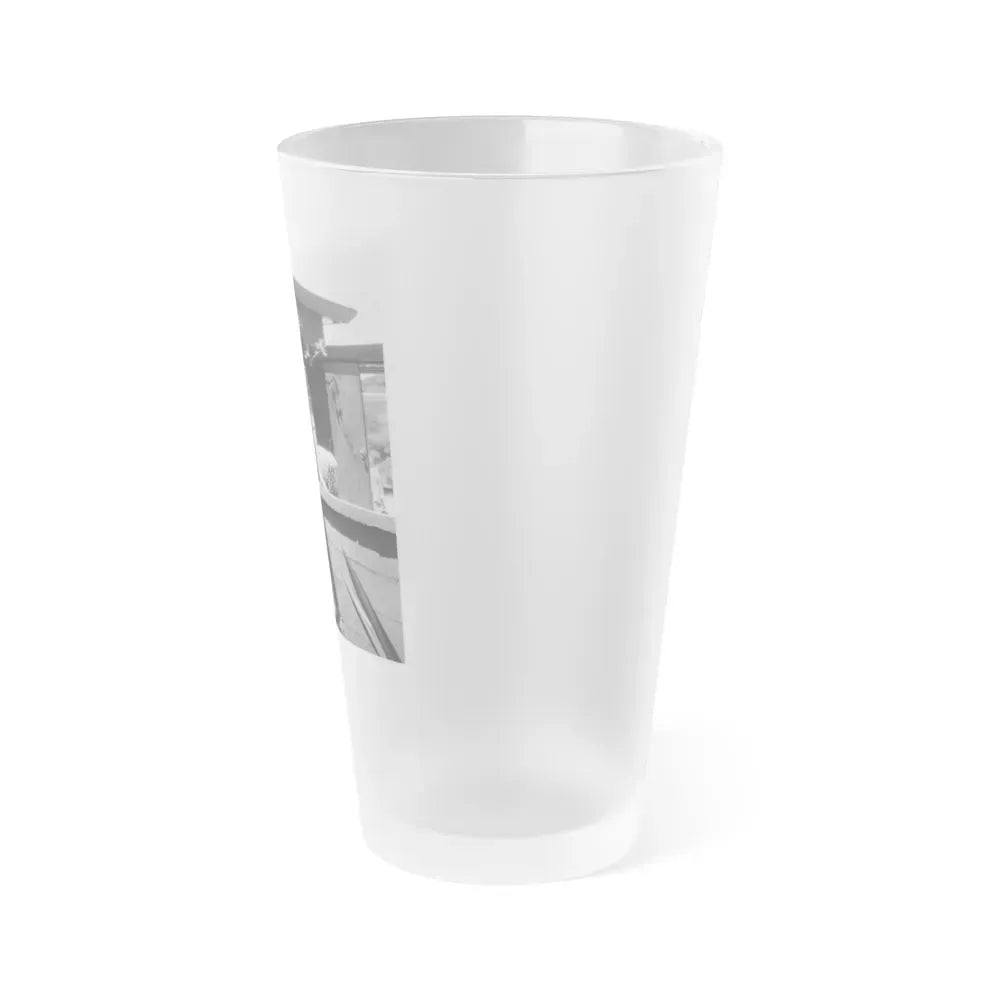 Jeanne Carmen #53 (Vintage Female Icon) Frosted Pint Glass 16oz - Go Mug Yourself