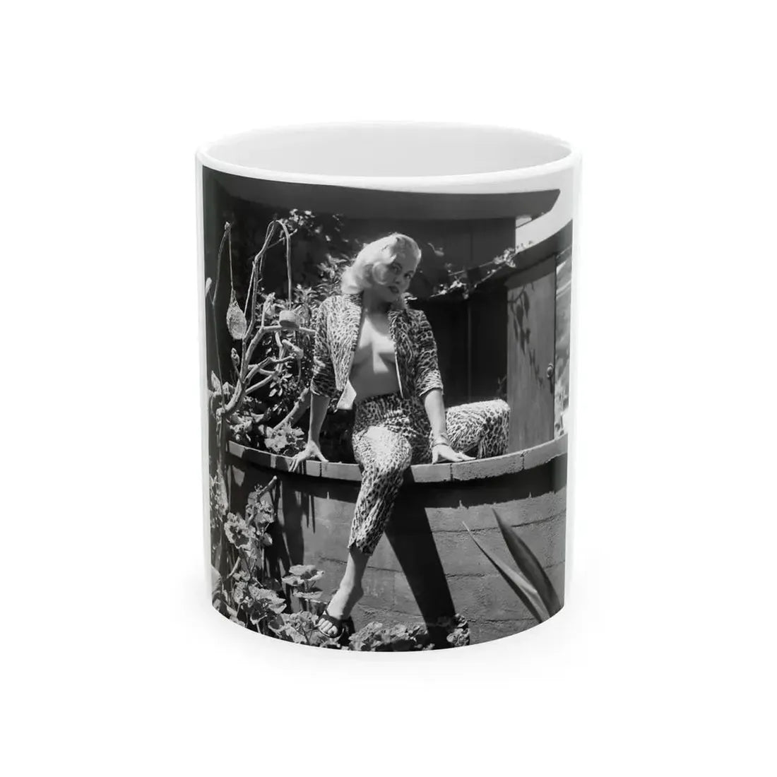 Jeanne Carmen #53 (Vintage Female Icon) White Coffee Mug 11oz - Go Mug Yourself