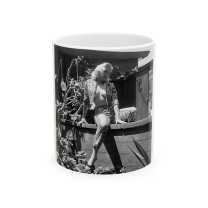 Jeanne Carmen #53 (Vintage Female Icon) White Coffee Mug 11oz - Go Mug Yourself