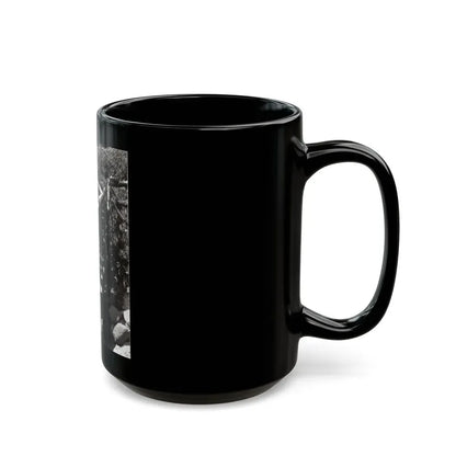 Jeanne Carmen #54 (Vintage Female Icon) Black Coffee Mug - Go Mug Yourself