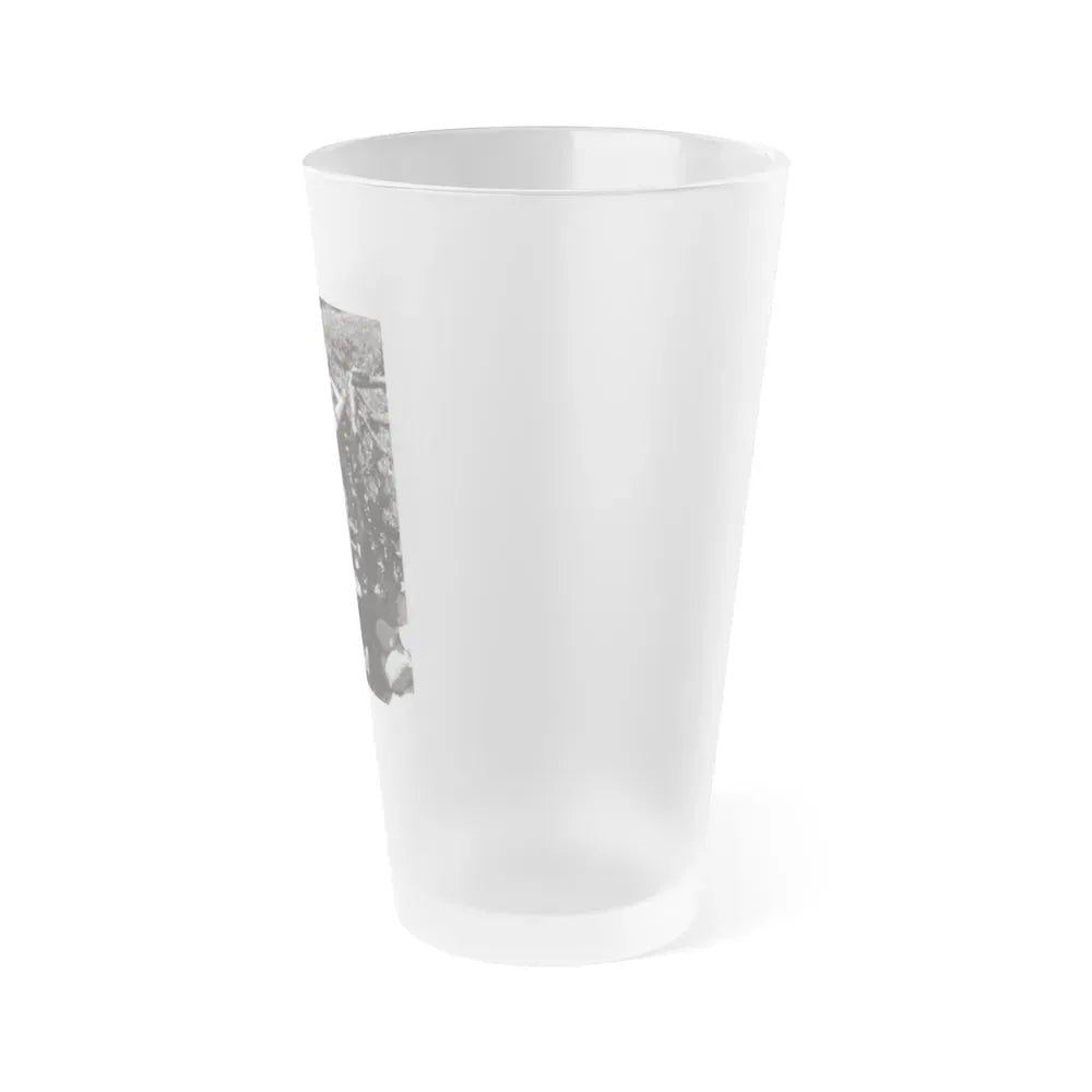 Jeanne Carmen #54 (Vintage Female Icon) Frosted Pint Glass 16oz - Go Mug Yourself