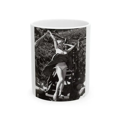 Jeanne Carmen #54 (Vintage Female Icon) White Coffee Mug 11oz - Go Mug Yourself