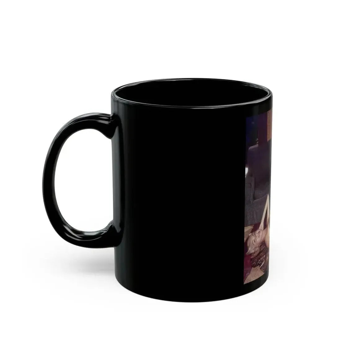 Jeanne Carmen #56 (Vintage Female Icon) Black Coffee Mug - Go Mug Yourself