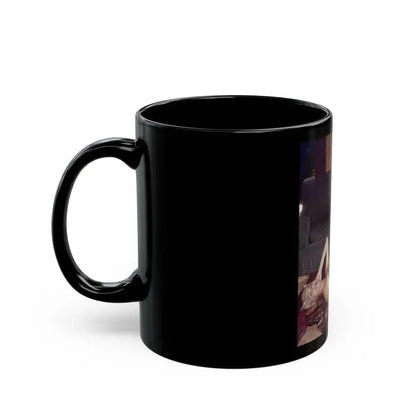 Jeanne Carmen #56 (Vintage Female Icon) Black Coffee Mug - Go Mug Yourself