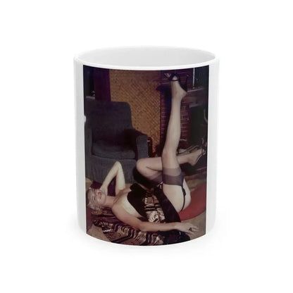 Jeanne Carmen #56 (Vintage Female Icon) White Coffee Mug 11oz - Go Mug Yourself