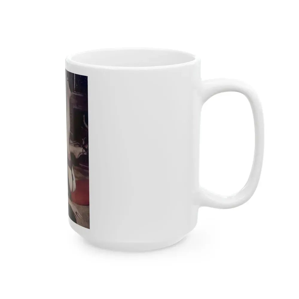 Jeanne Carmen #56 (Vintage Female Icon) White Coffee Mug - Go Mug Yourself
