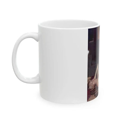 Jeanne Carmen #56 (Vintage Female Icon) White Coffee Mug - Go Mug Yourself