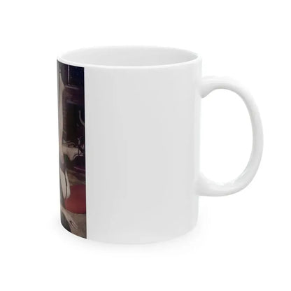 Jeanne Carmen #56 (Vintage Female Icon) White Coffee Mug - Go Mug Yourself