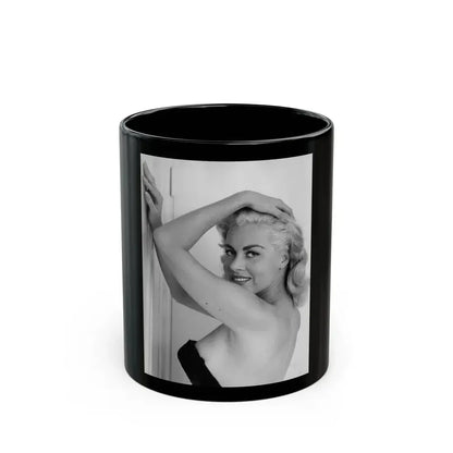 Jeanne Carmen #57 (Vintage Female Icon) Black Coffee Mug 11oz - Go Mug Yourself