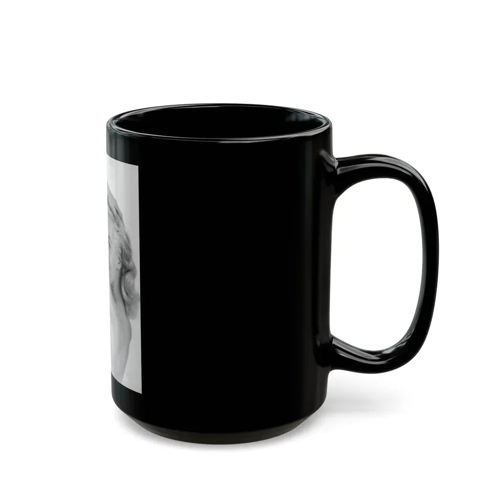 Jeanne Carmen #57 (Vintage Female Icon) Black Coffee Mug - Go Mug Yourself