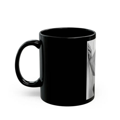 Jeanne Carmen #57 (Vintage Female Icon) Black Coffee Mug - Go Mug Yourself
