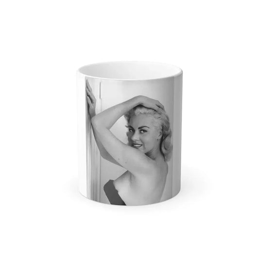 Jeanne Carmen #57 (Vintage Female Icon) Color Changing Coffee Mug 11oz - Go Mug Yourself