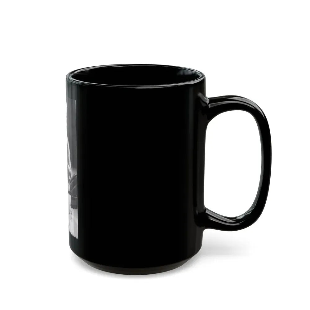 Jeanne Carmen #65 (Vintage Female Icon) Black Coffee Mug - Go Mug Yourself