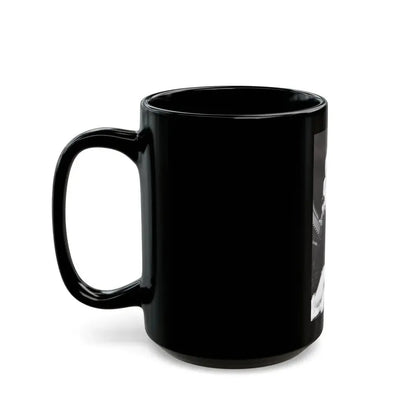 Jeanne Carmen #65 (Vintage Female Icon) Black Coffee Mug - Go Mug Yourself