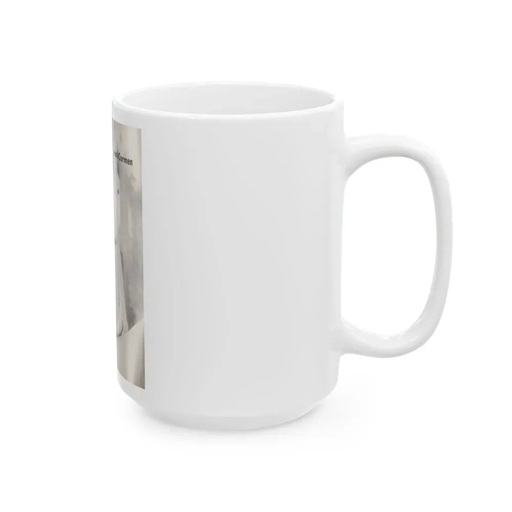 Jeanne Carmen #70 (Vintage Female Icon) White Coffee Mug - Go Mug Yourself