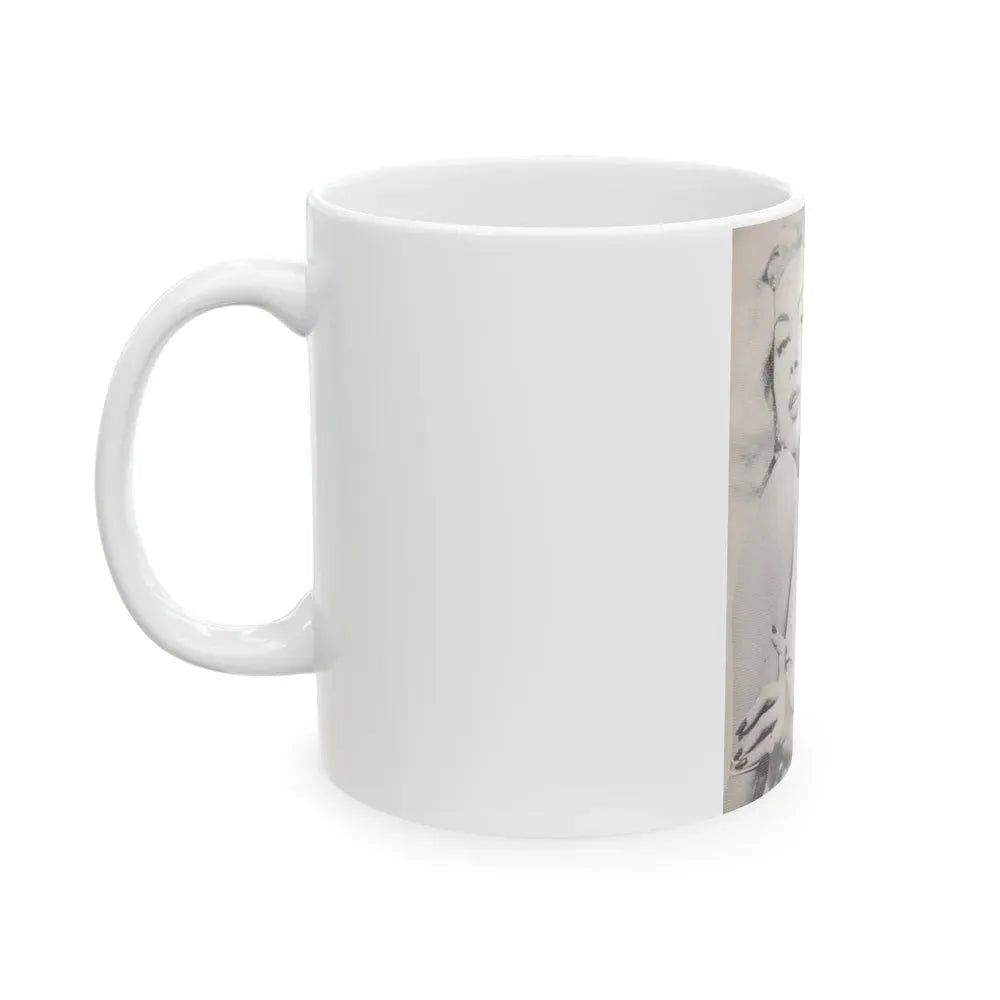 Jeanne Carmen #70 (Vintage Female Icon) White Coffee Mug - Go Mug Yourself