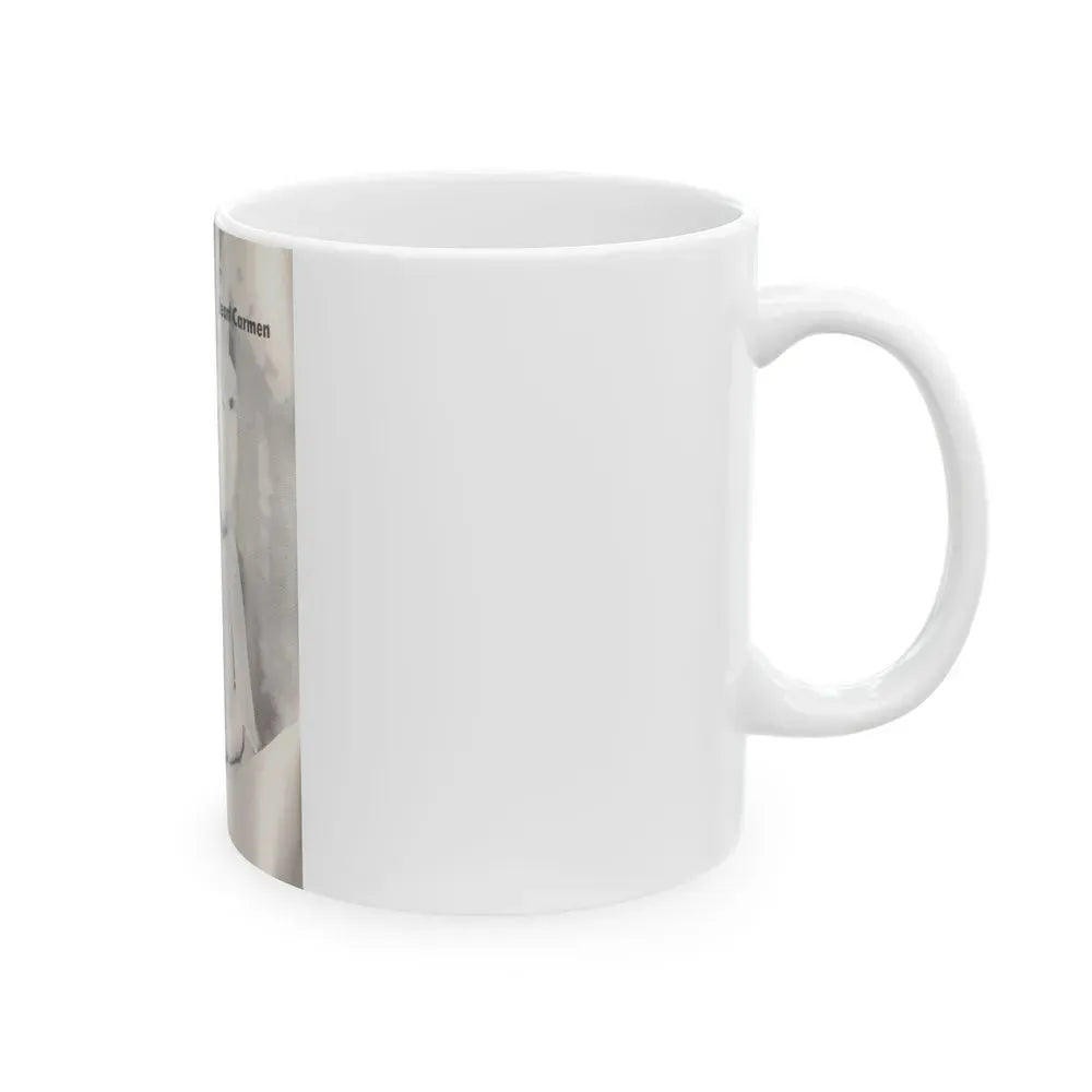 Jeanne Carmen #70 (Vintage Female Icon) White Coffee Mug - Go Mug Yourself