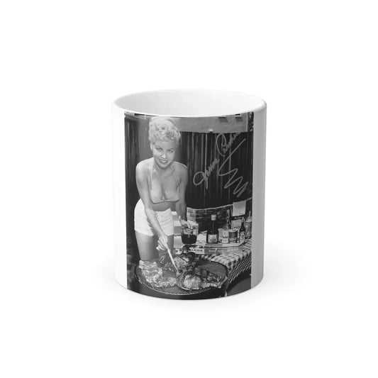 Jeanne Carmen #84 1 (Vintage Female Icon) Color Changing Coffee Mug 11oz - Go Mug Yourself