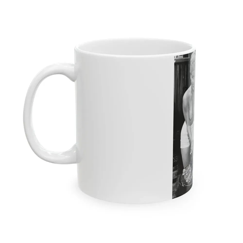 Jeanne Carmen #84 1 (Vintage Female Icon) White Coffee Mug - Go Mug Yourself