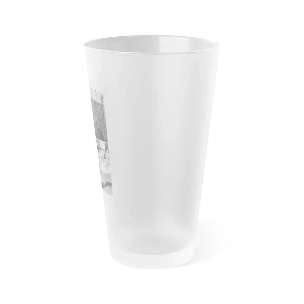 Jeanne Carmen #84 (Vintage Female Icon) Frosted Pint Glass 16oz - Go Mug Yourself
