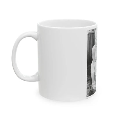 Jeanne Carmen #84 (Vintage Female Icon) White Coffee Mug - Go Mug Yourself