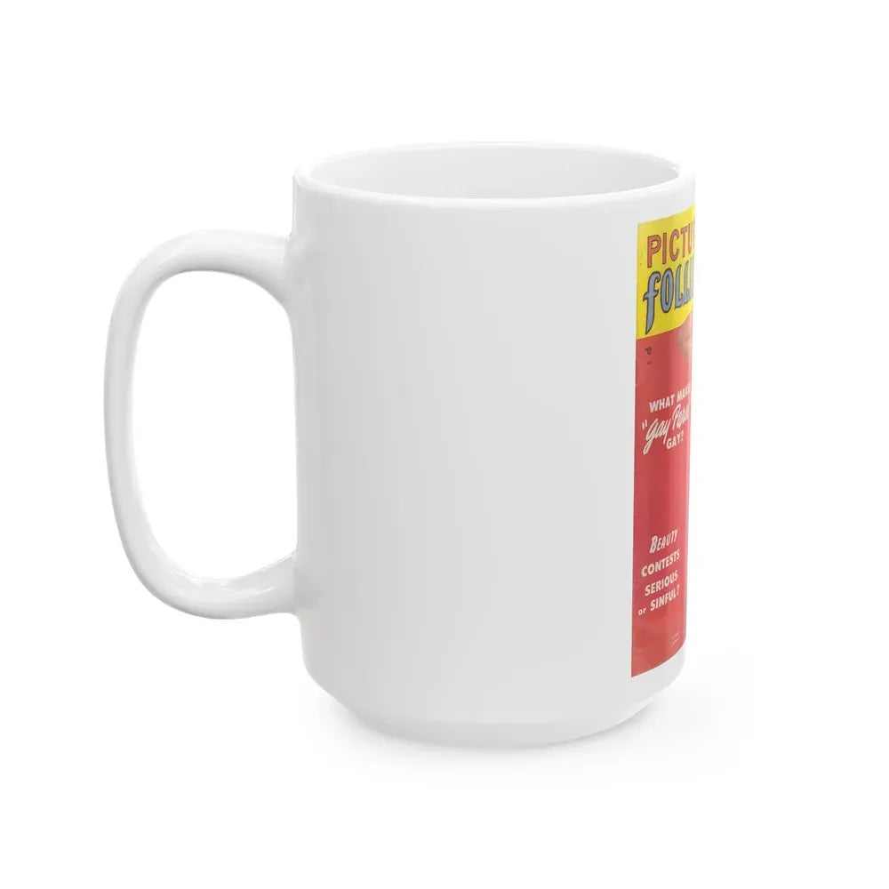 Jeanne Carmen #86 - Mag. Cover (Vintage Female Icon) White Coffee Mug - Go Mug Yourself