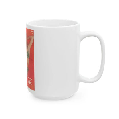 Jeanne Carmen #86 - Mag. Cover (Vintage Female Icon) White Coffee Mug - Go Mug Yourself