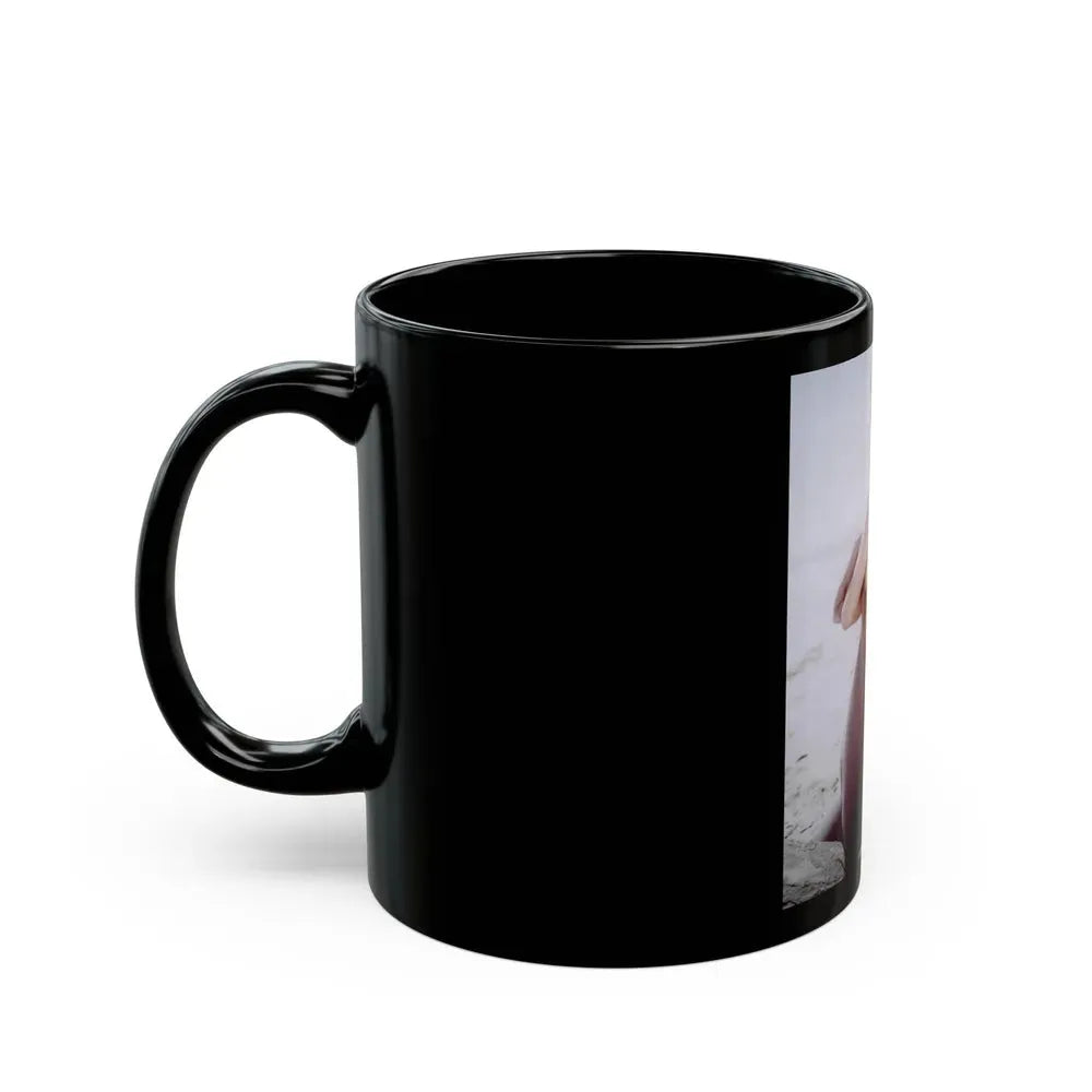 Jeanne Carmen #88 (Vintage Female Icon) Black Coffee Mug - Go Mug Yourself