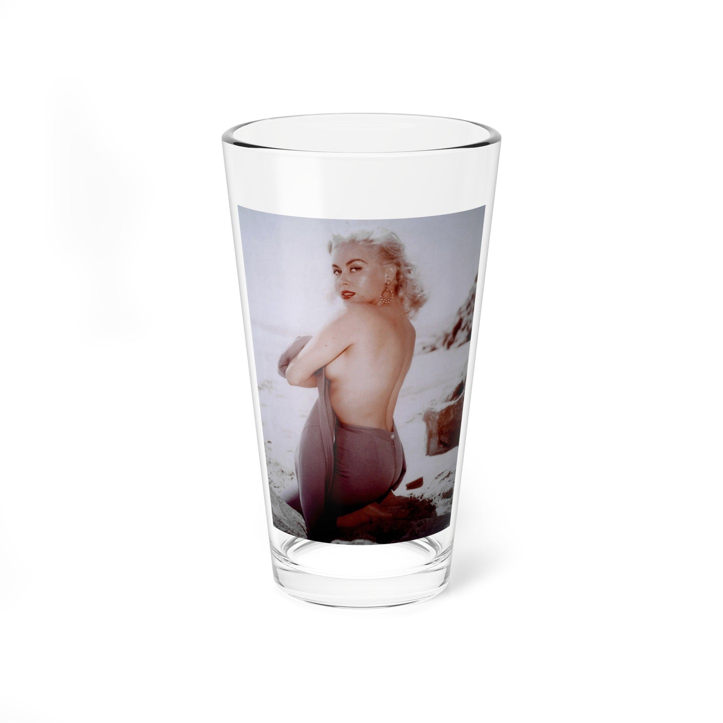 Jeanne Carmen #88 (Vintage Female Icon) Pint Glass 16oz-16oz-Go Mug Yourself