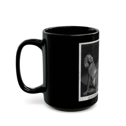 Jeanne Carmen #91 (Vintage Female Icon) Black Coffee Mug - Go Mug Yourself