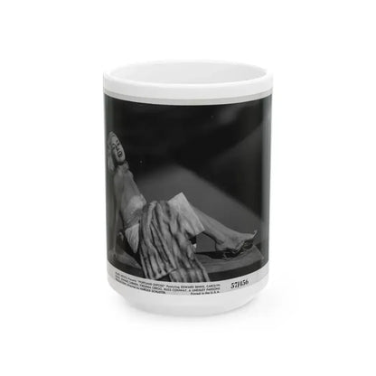 Jeanne Carmen #91 (Vintage Female Icon) White Coffee Mug 15oz - Go Mug Yourself