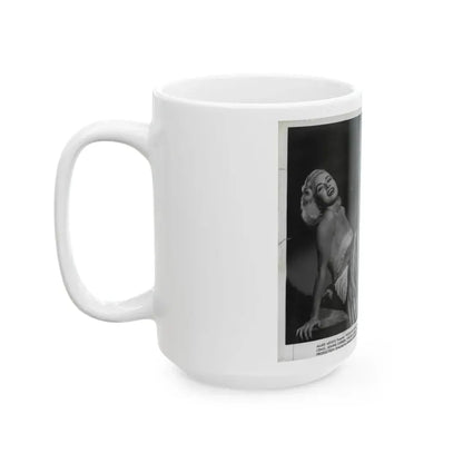 Jeanne Carmen #91 (Vintage Female Icon) White Coffee Mug - Go Mug Yourself