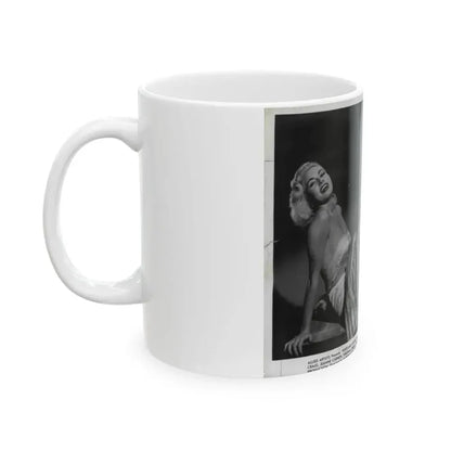 Jeanne Carmen #91 (Vintage Female Icon) White Coffee Mug - Go Mug Yourself