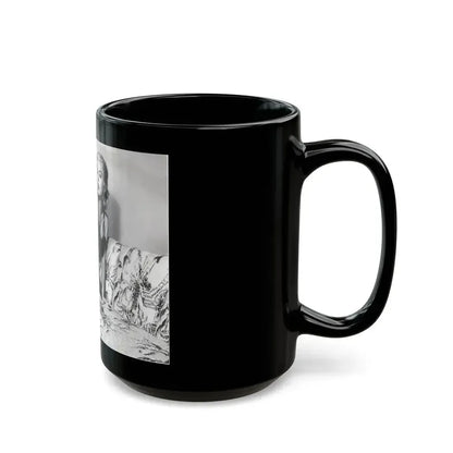 Jeanne Carmen #92 1 (Vintage Female Icon) Black Coffee Mug - Go Mug Yourself