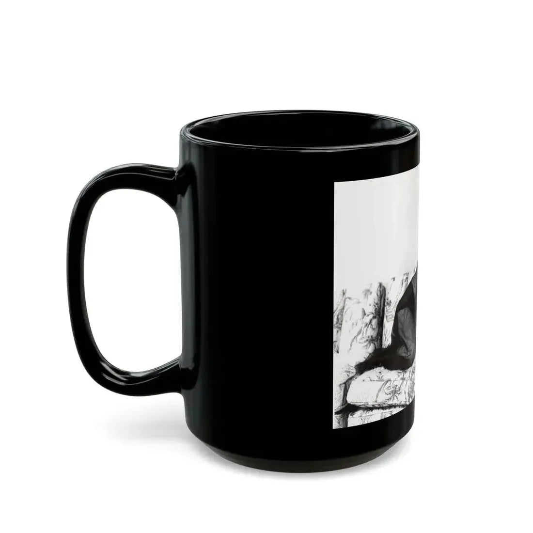 Jeanne Carmen #92 1 (Vintage Female Icon) Black Coffee Mug - Go Mug Yourself