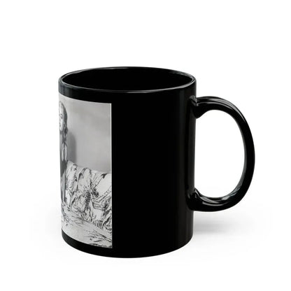 Jeanne Carmen #92 1 (Vintage Female Icon) Black Coffee Mug - Go Mug Yourself