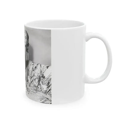 Jeanne Carmen #92 1 (Vintage Female Icon) White Coffee Mug - Go Mug Yourself