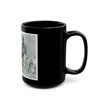 Jeanne Carmen #92 (Vintage Female Icon) Black Coffee Mug - Go Mug Yourself